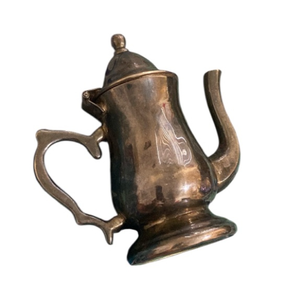 4 1/2" Tall Godinger Silver Art Tea Pot